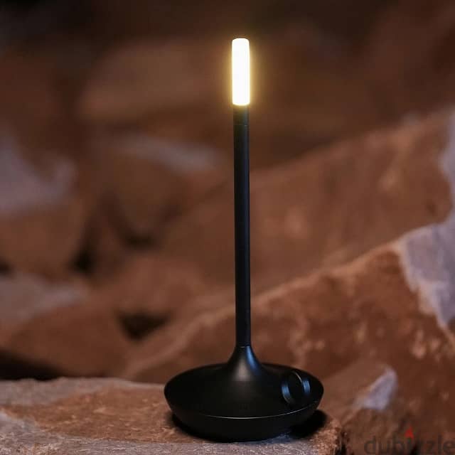 Candle Table Lamp, Modern Iron USB Desk Lamp, Cozy Glow 10