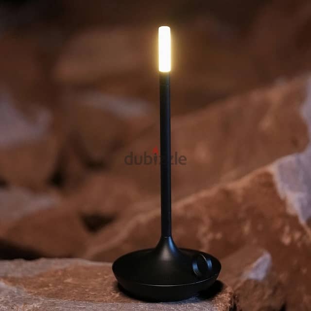 Candle Table Lamp, Modern Iron USB Desk Lamp, Cozy Glow 9