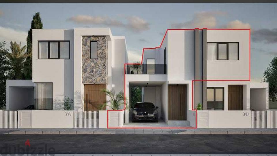 3 bedroom maisonette for sale in cyprusمنزل للبيع في لارنكا قبرص 1