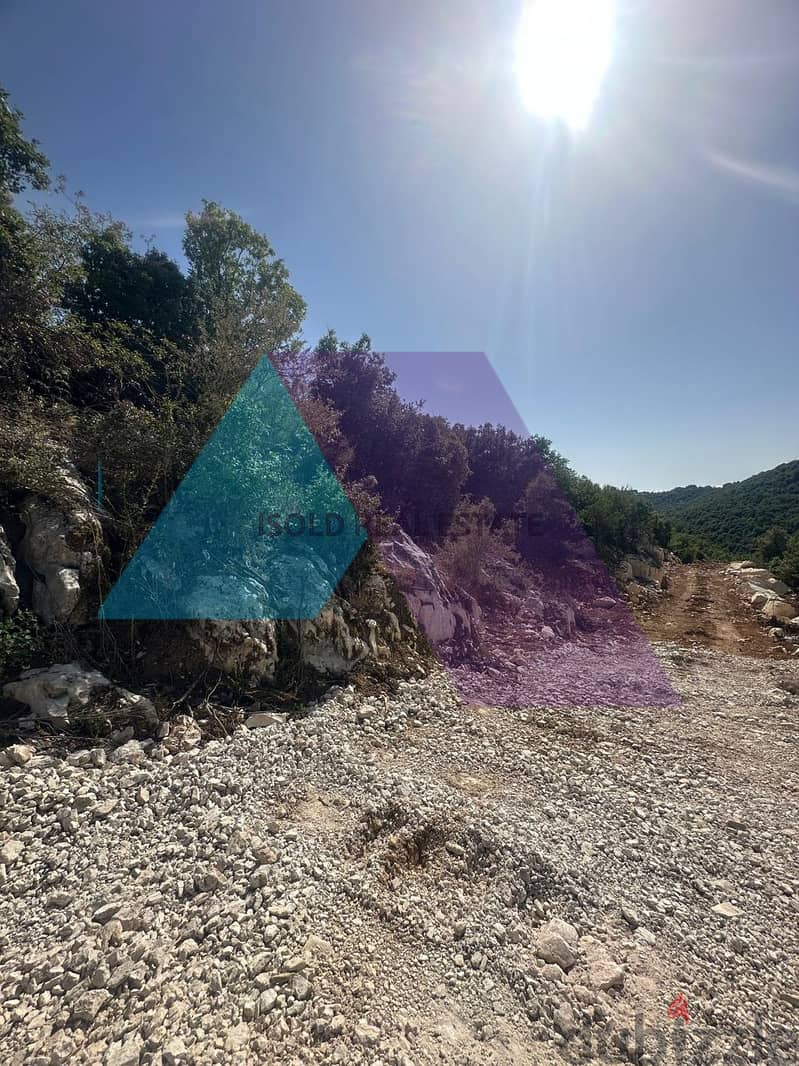 6513 m2 land+ open view for sale in Mechmech - أرض للبيع في مشمش جبيل 4