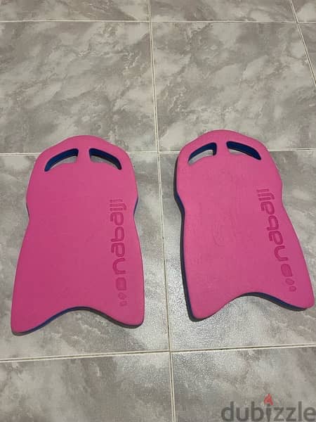 2 pink nabaiji kickboard swimming 0