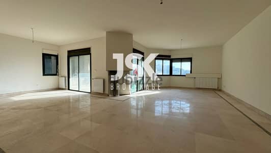 L15613-Spacious Apartment for Rent in Broumana