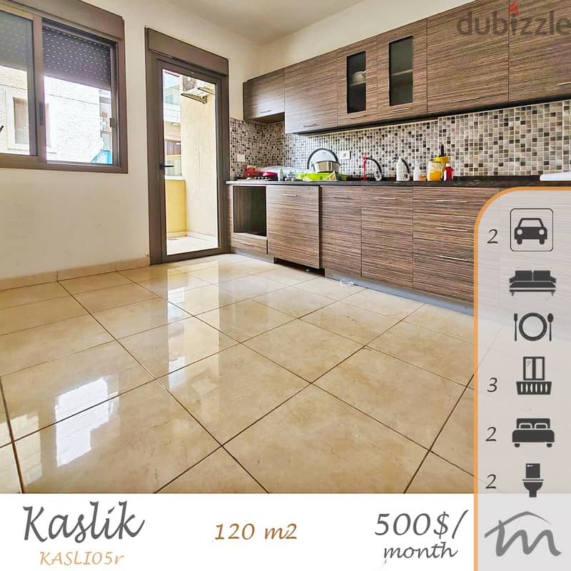 Kaslik | 120m² | 3 Balconies | 2 Underground Parking Lots | Catchy 0