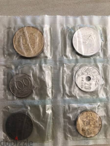 16 coins Greece Italy 4