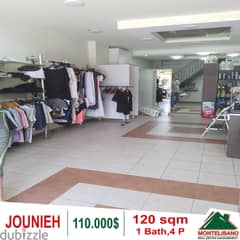 Shop for sale in Jounieh!!