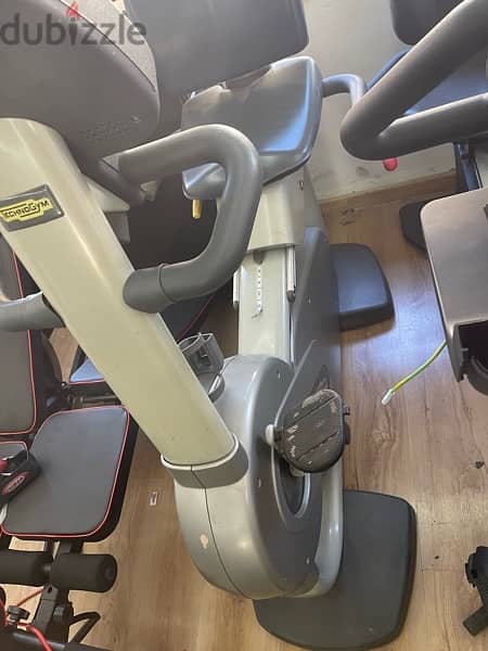 lazy byke technogym like new 2