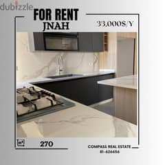 Consider this Luxurious Apartment for Rent in Jnah 0