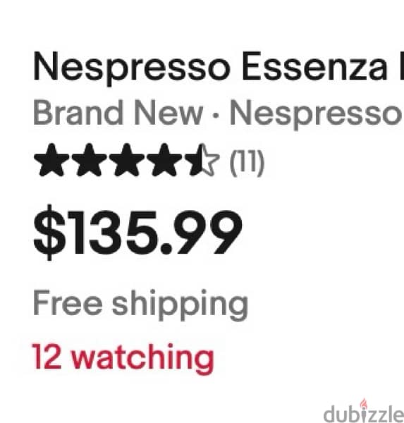 NESPRESSO ESSENZA MACHINE 3