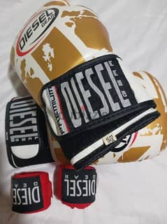 boxing gloves with hand wraps brand diesel