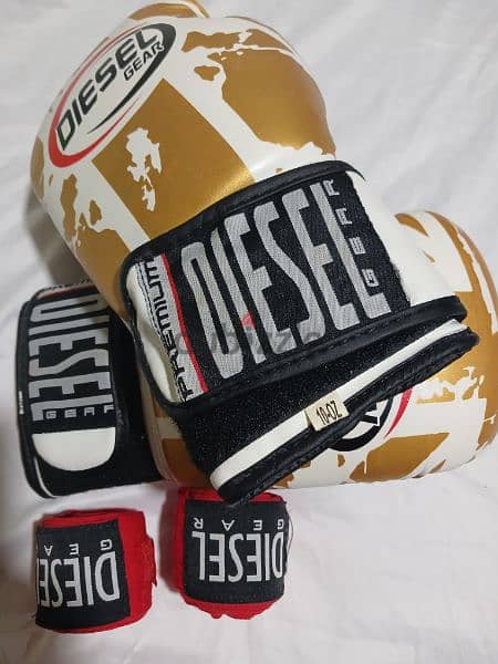 boxing gloves with hand wraps brand diesel 0