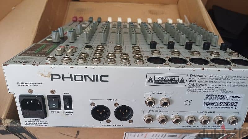 mixer 8ch brand phonic,not powered,verry good condition 2