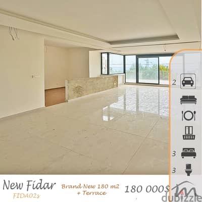 New Fidar | Brand New 180m² + Terrace | 2 Underground Parking | Catchy