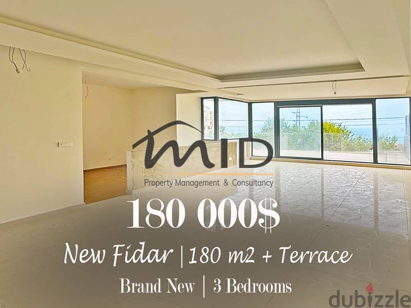 New Fidar | Brand New 180m² + Terrace | 2 Underground Parking | Catchy 1