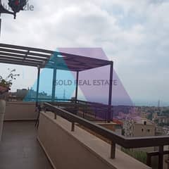 Lux decorated 335m2 apartment+120m2 terracefor sale in Bellevue /Awkar