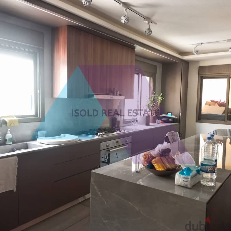 Lux decorated 335m2 apartment+120m2 terracefor sale in Bellevue /Awkar 11