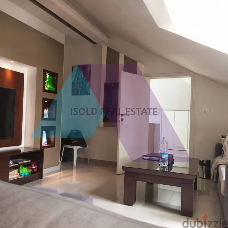 Lux decorated 335m2 apartment+120m2 terracefor sale in Bellevue /Awkar 17