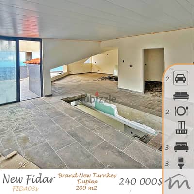 New Fidar | Brand New 200m² Duplex + Terrace | 2 Underground Parking