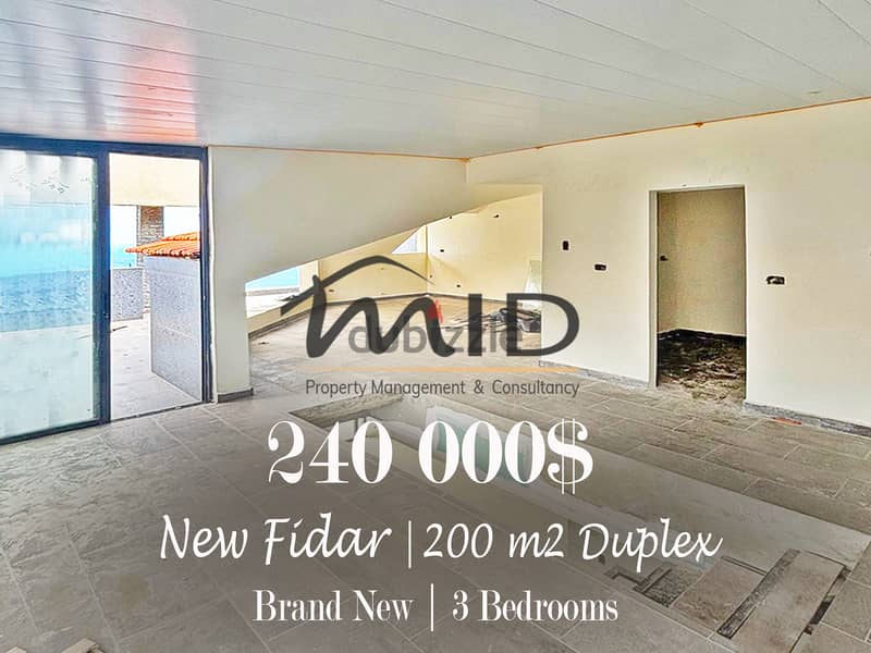 New Fidar | Brand New 200m² Duplex + Terrace | 2 Underground Parking 1