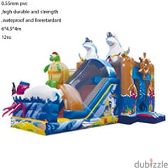 Playgrounds Waterproof Huge Inflatable 6 x 4.5 x 4 M 0