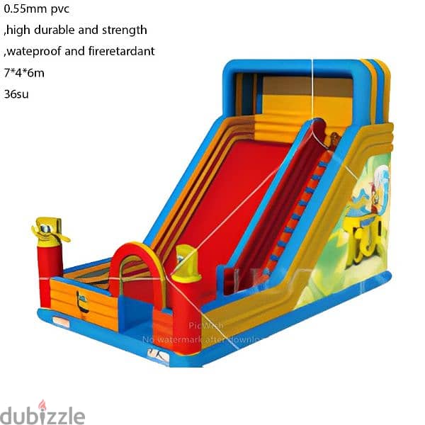 Playgrounds Waterproof Huge Inflatable 7 x 4 x 6 M 0