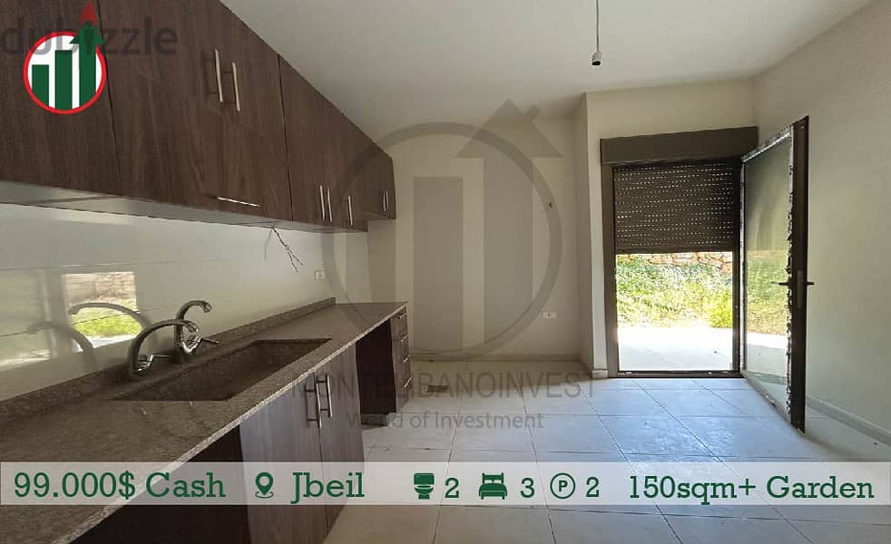 Apartment for sale in Jbeil with garden!!! 2