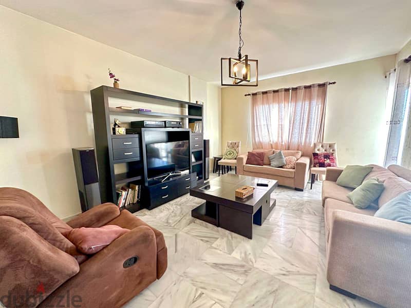 200 SQM Furnished Apartment in Elissar, Metn with Panoramic Sea View 1