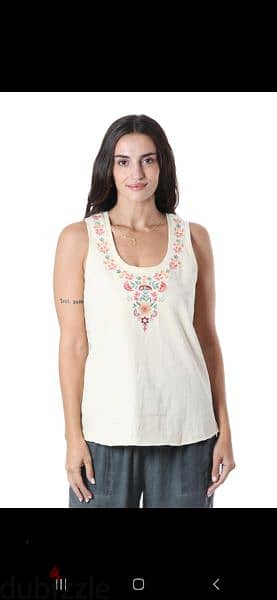 top embroided neckline XS S M L  1=7$ or 3=15$ 2