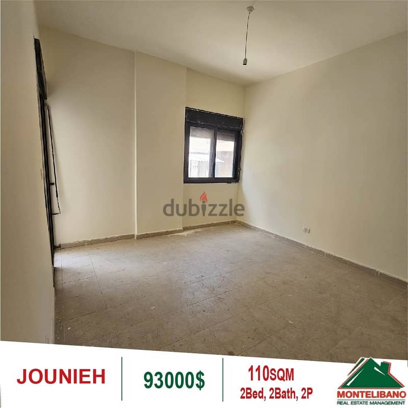 93000$!! Apartment for sale located in Jounieh 1