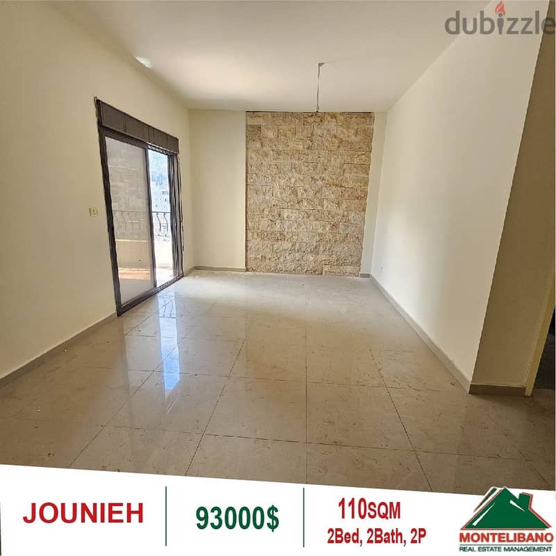 93000$!! Apartment for sale located in Jounieh 2