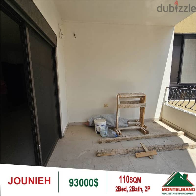 93000$!! Apartment for sale located in Jounieh 3