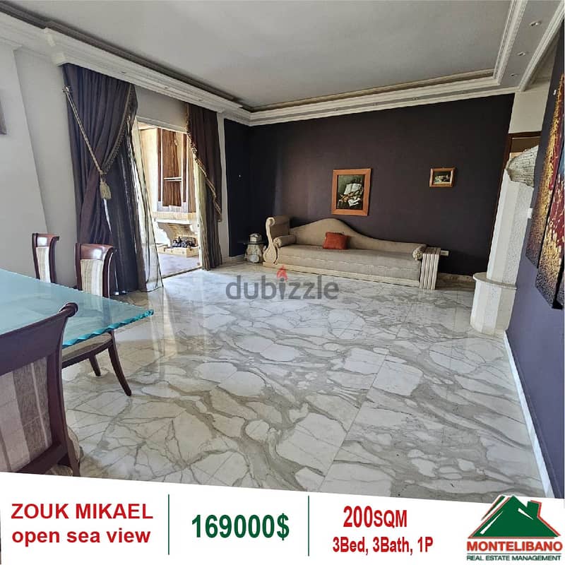 169000$!! Apartment for sale located in Zouk Mikael 0