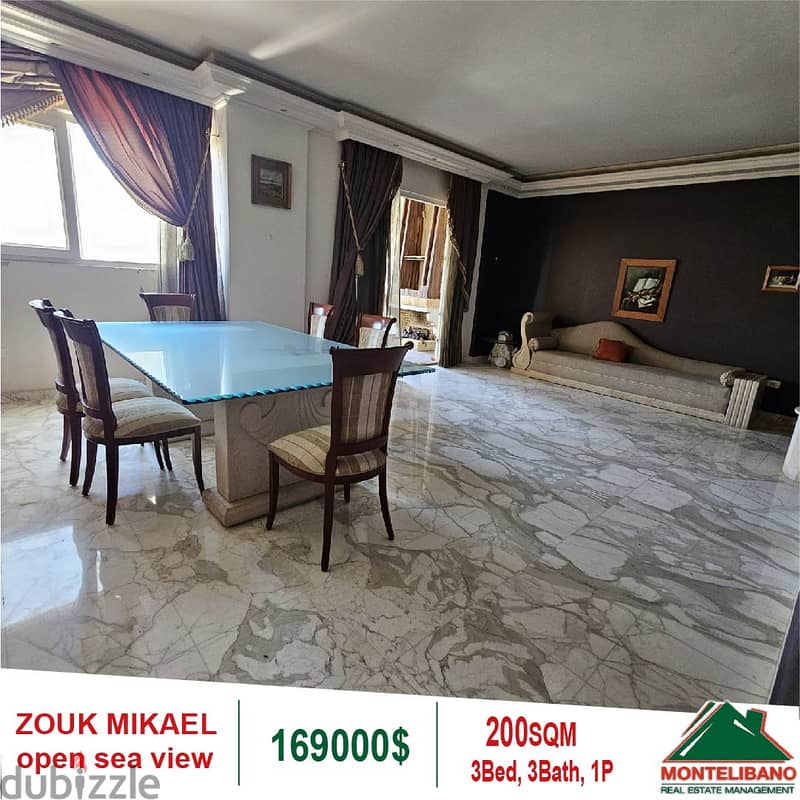 169000$!! Apartment for sale located in Zouk Mikael 5