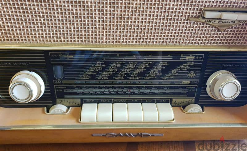 German Emud Rekord Senior 60 antique tube/valve radio 1