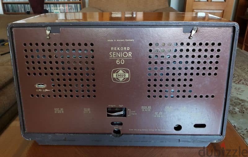 German Emud Rekord Senior 60 antique tube/valve radio 4