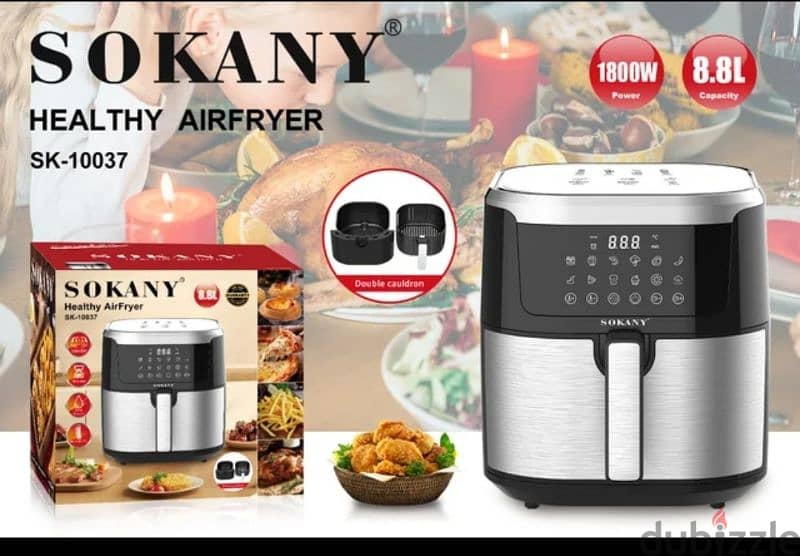 air fryer SOKANY 8.8L 1