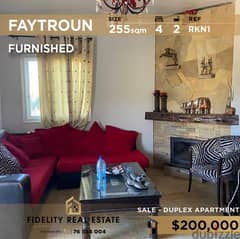 Apartment for sale in Faytroun RKN1 0