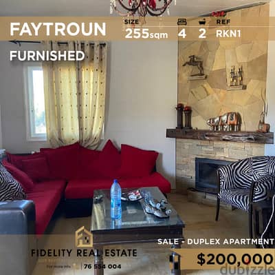 Apartment for sale in Faytroun RKN1