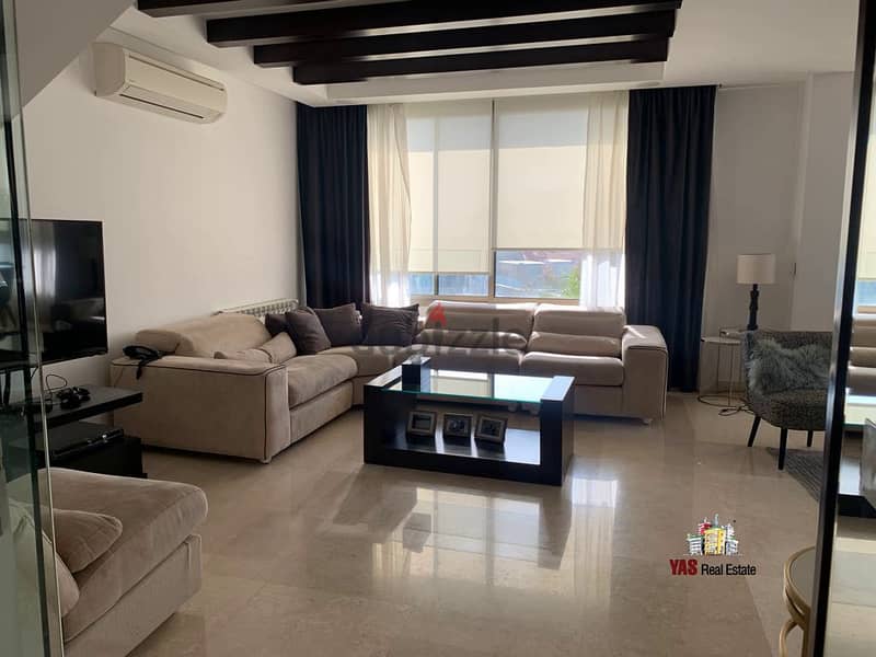 Jamhour 320m2 | 90m2 Terrace | Furnished Duplex | Astonishing View |PA 14