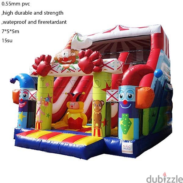 Playgrounds Waterproof Huge Inflatable 7 x 5 x 5 M 0