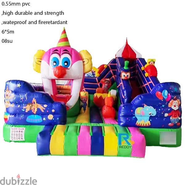 Playgrounds Waterproof Huge Inflatable 6 x 5 M 0