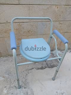 Portable toilet for elderly كرسة حمام متنقلة