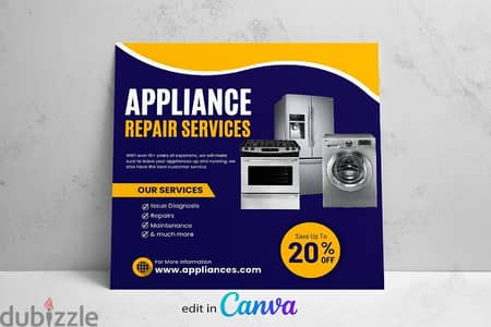 تصليح برادات و غسلات و ادواة كهربائية maintenance home appliances