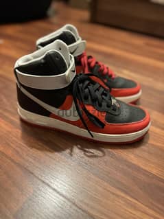 NBA nike airforce 1 high Chile red 0