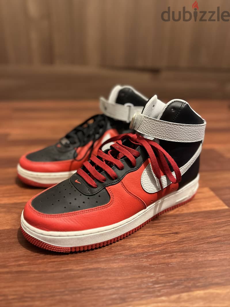 NBA nike airforce 1 high Chile red 4