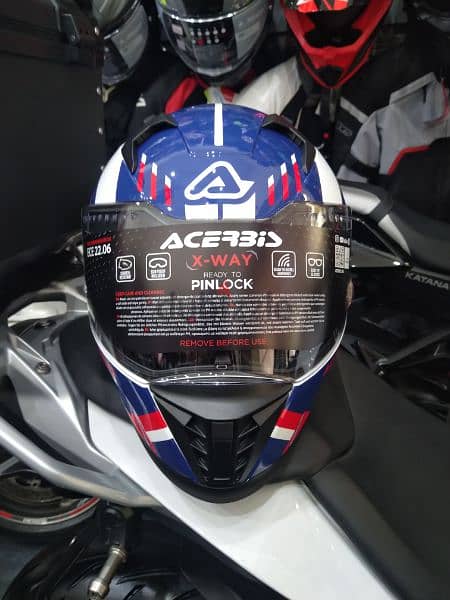 helmet Acerbis x-way sun visor included 2