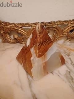 antique onyx pyramid