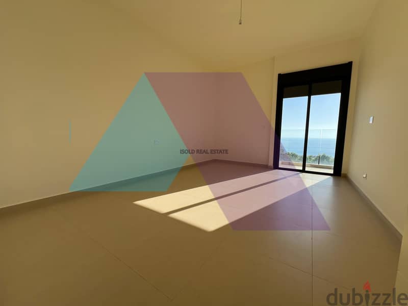 Brand new Lux 155m2 apartment having an open sea view for sale in Blat 4