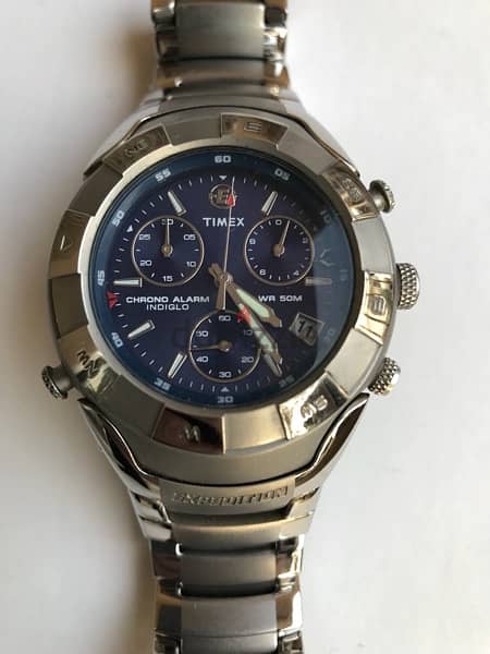 vintage Timex chrono alarm very rare never used (new) 5