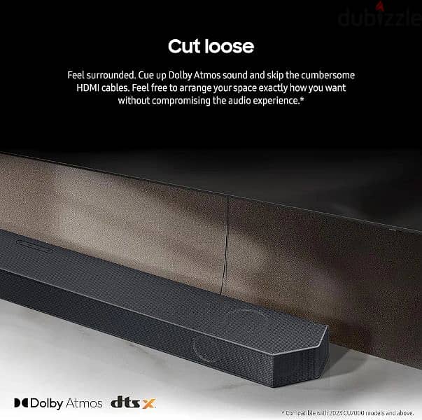 Samsung Q990D -11.1. 4 Ch. Wireless Dolby ATMOS Soundbar +Rear Speaker 1