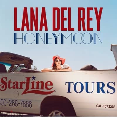 (20% off til october) lana del rey honeymoon vinyl used